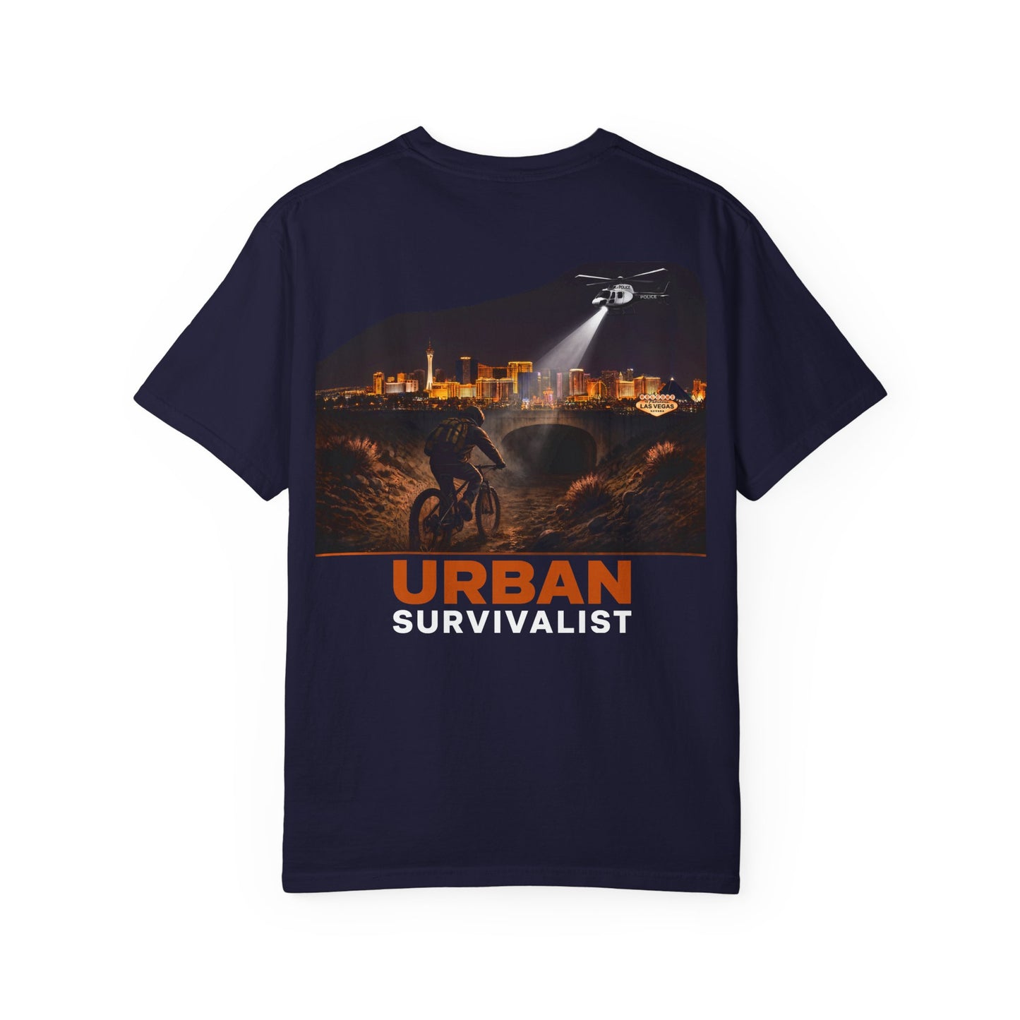 Urban Survivalist T-Shirt — Night City Rescue Graphic Tee