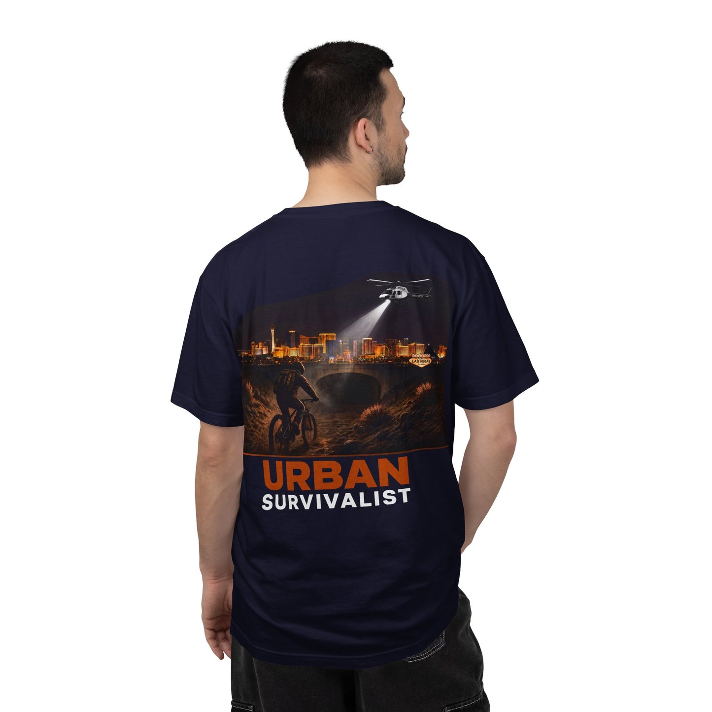 Urban Survivalist T-Shirt — Night City Rescue Graphic Tee